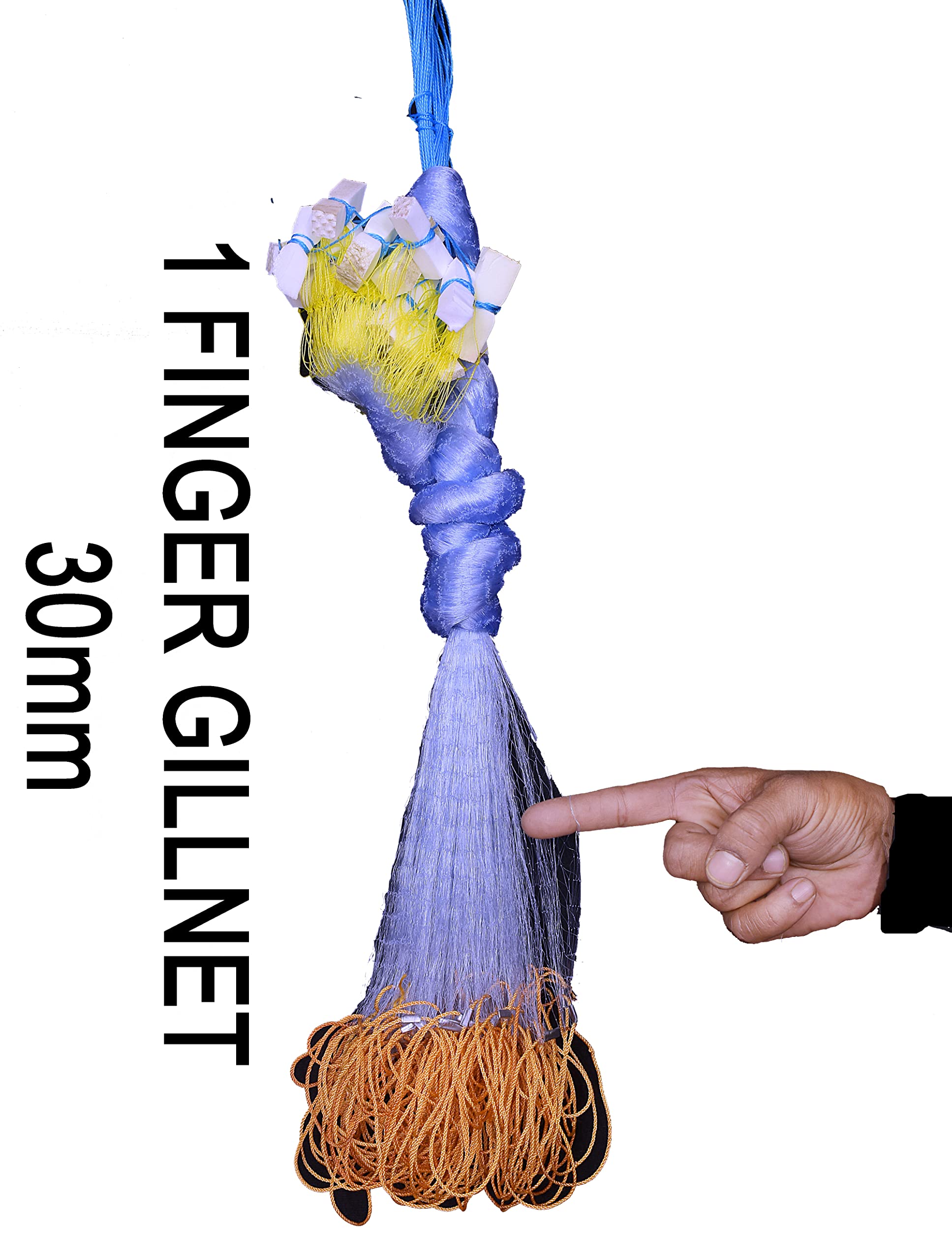 PURKAIT Fishnet 1FINGER 30mmGILLNET LEDSINKER,HEIGHT5F,UPLENGHT50F,DOWNLENGHT100F Fishing Net (Blue) (B0BSV24HXR) Amazon Price History, Amazon Price Tracker
