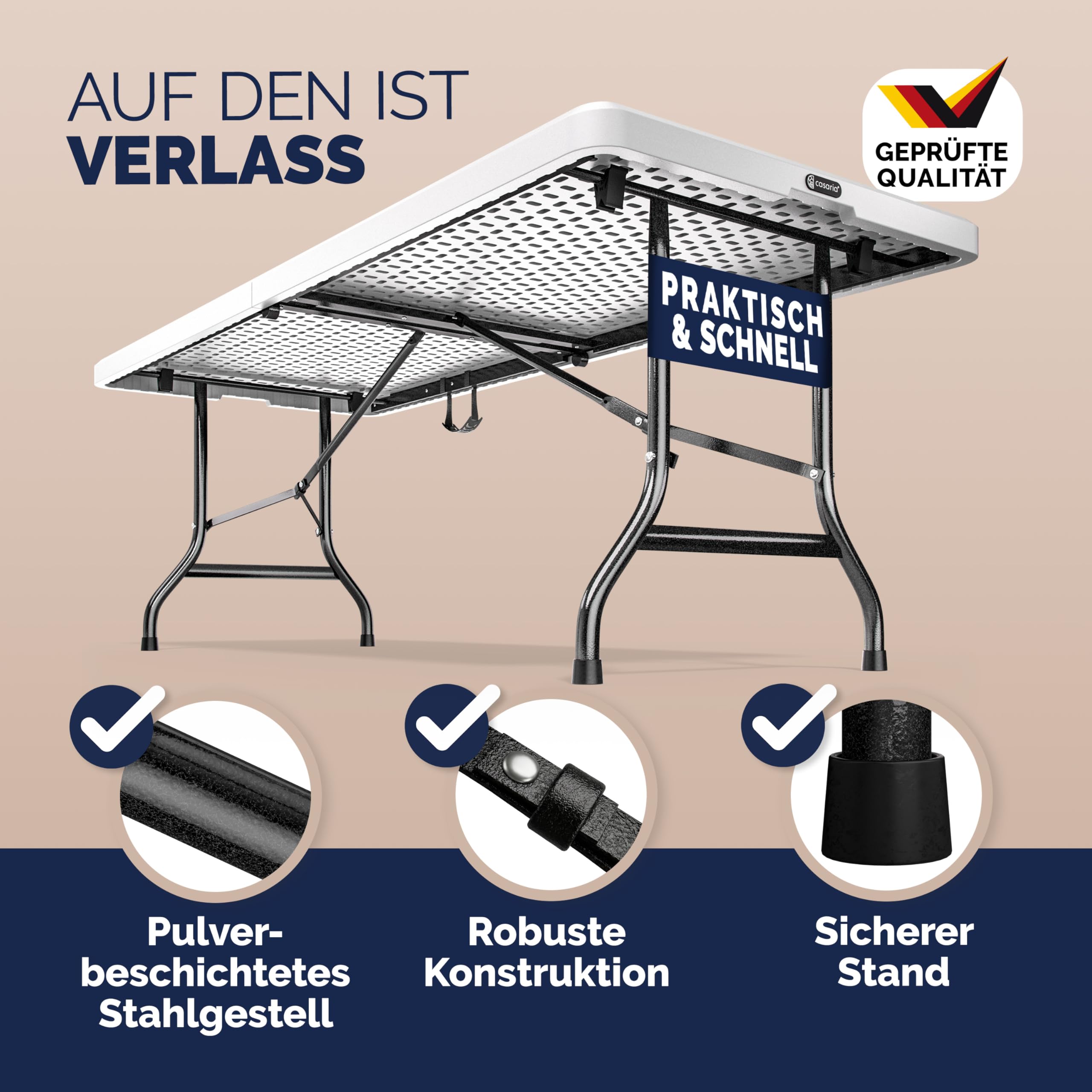 Vind opvouwbare tuintafel in Tuin en Terras op