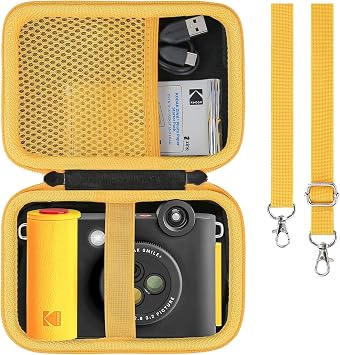 khanka Hard Case for Kodak Smile+/Kodak Smile Plus Camera,Black