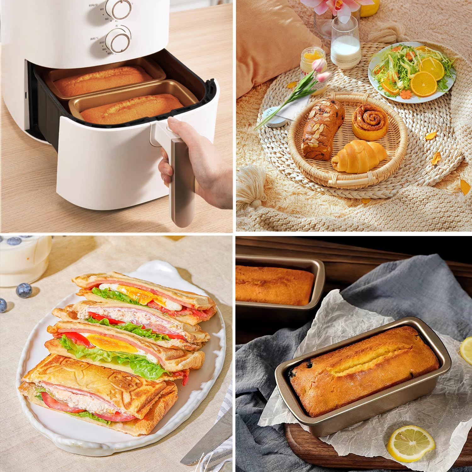 Teglia per pane in silicone, teglia per pane e pagnotta, in silicone