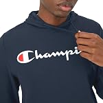 Champion Mens T-Shirt Hoodie, Cotton Mid-Weight Hooded Men's T-Shirt, Comfortable Men's Tee