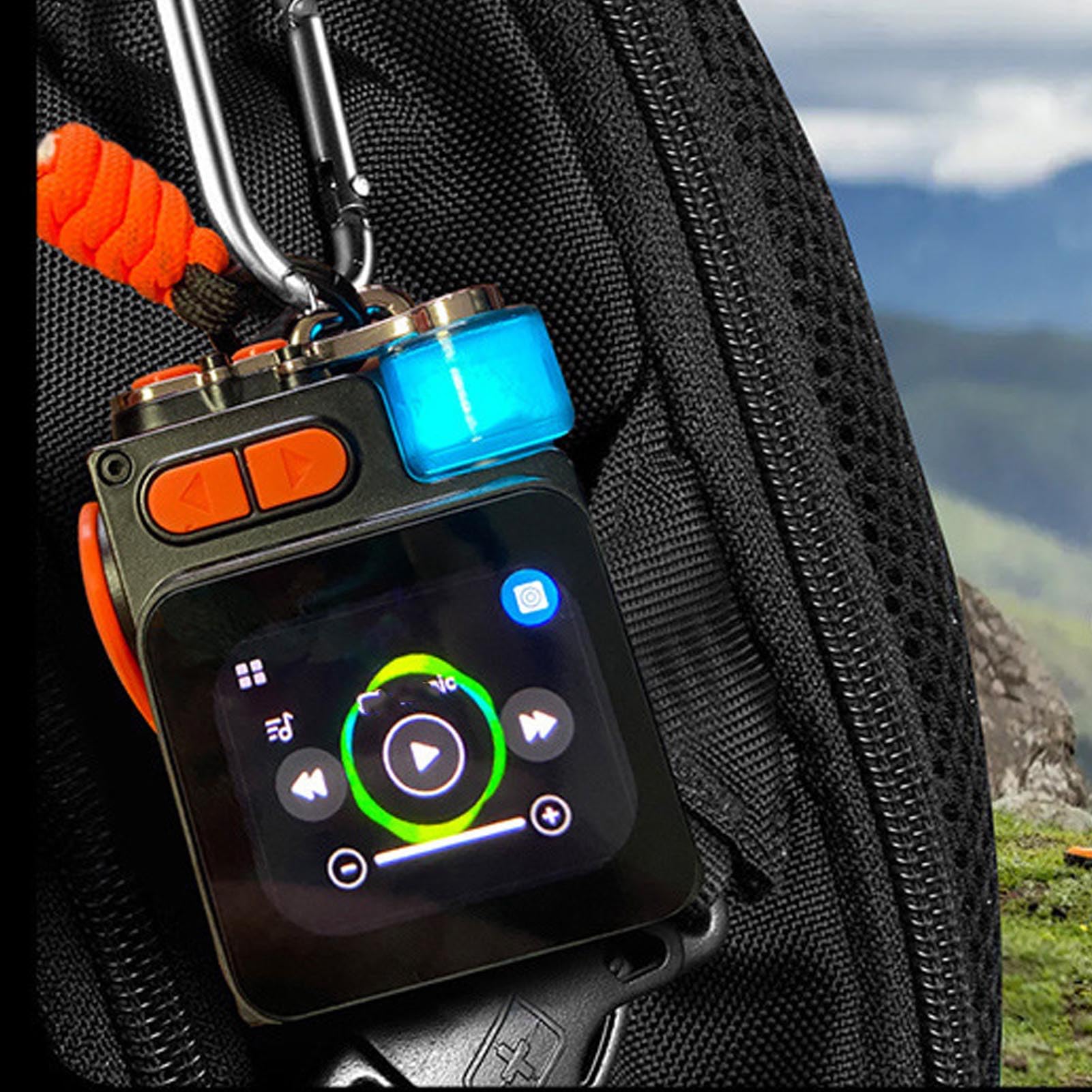 Tosuny Mini Altavoz de Bluetooth Portátil, Altavoz Al Aire Libre Estéreo Inalámbrico con Pantalla Táctil LED y Micrófono, bajo Profundo y Sonido Potente, BT5.4, Altavoces Inteligentes