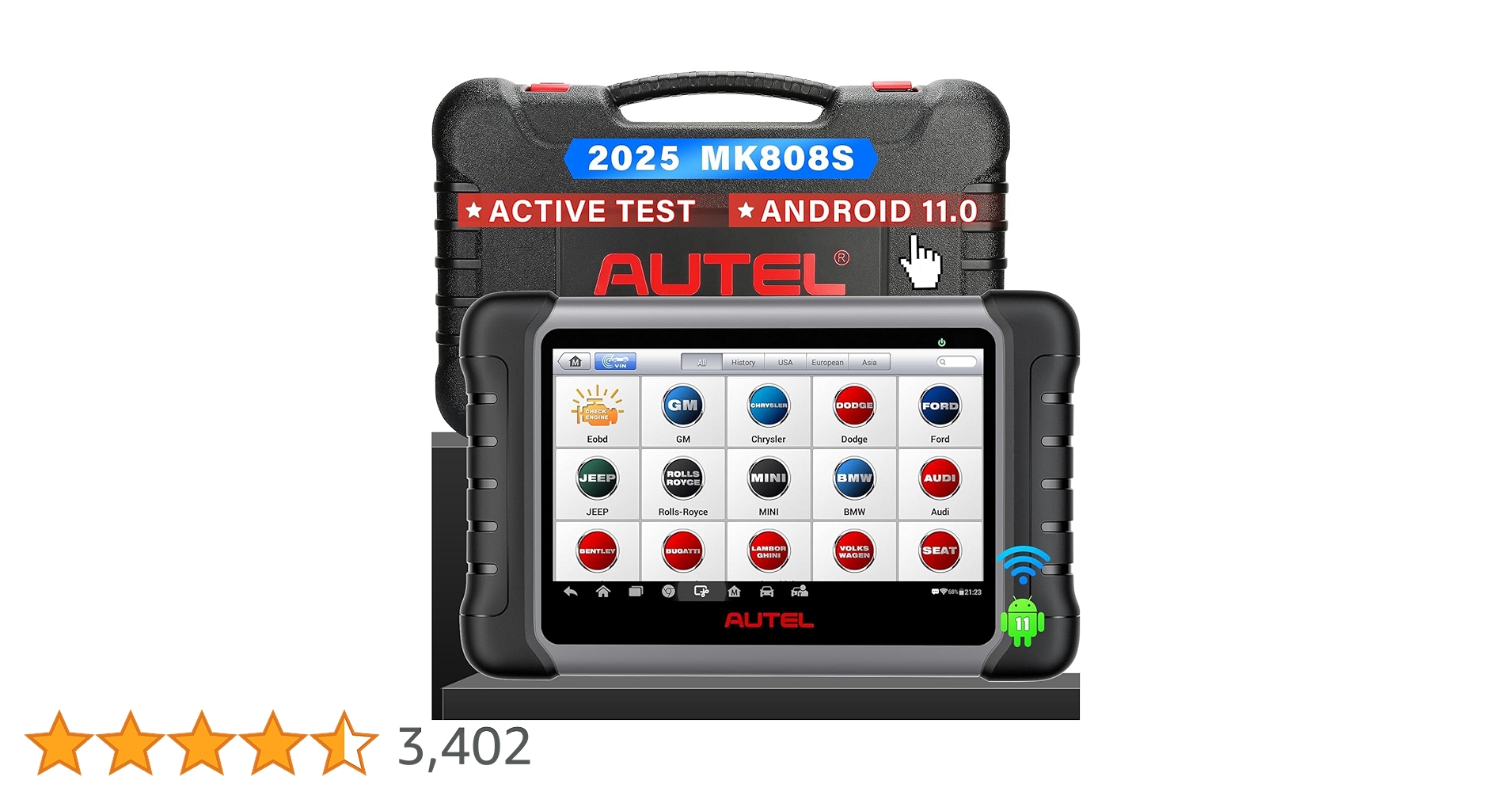 Amazon.co.jp: Autel MaxiCOM MK808S OBD2 車 診断機 日本語