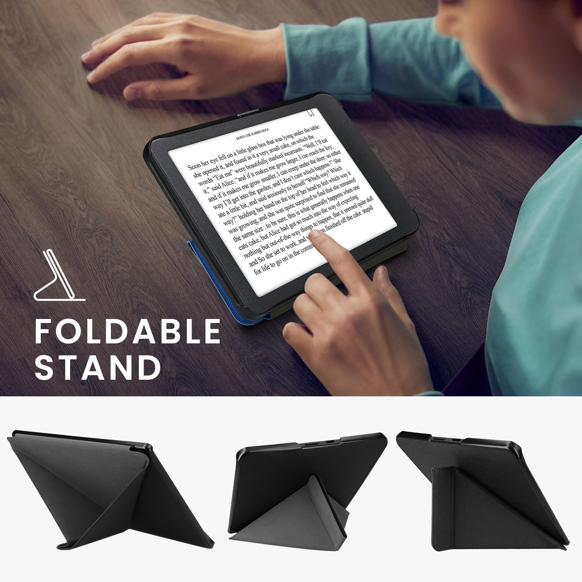 Amazon.com: kwmobile Origami Case Compatible with Kobo Forma Case