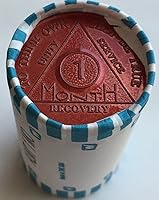 Vista 1 de wendells Lote a granel 25 Aluminio 1 Mes AA Medallones 30 Días Alcohólicos Anónimos Chips
