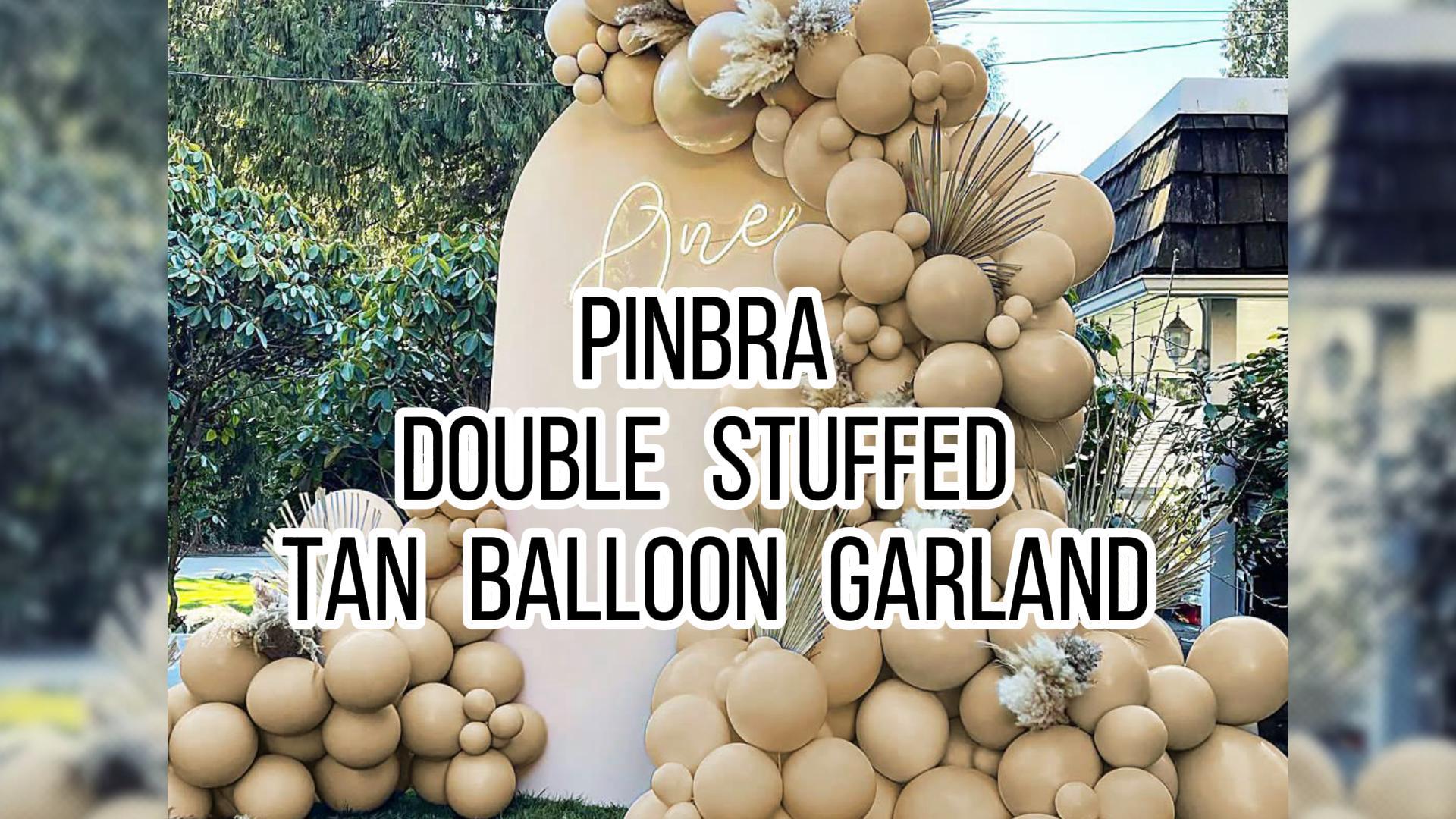 Amazon.com: Tan Balloons Double Stuffed Nude Brown Balloon Garland