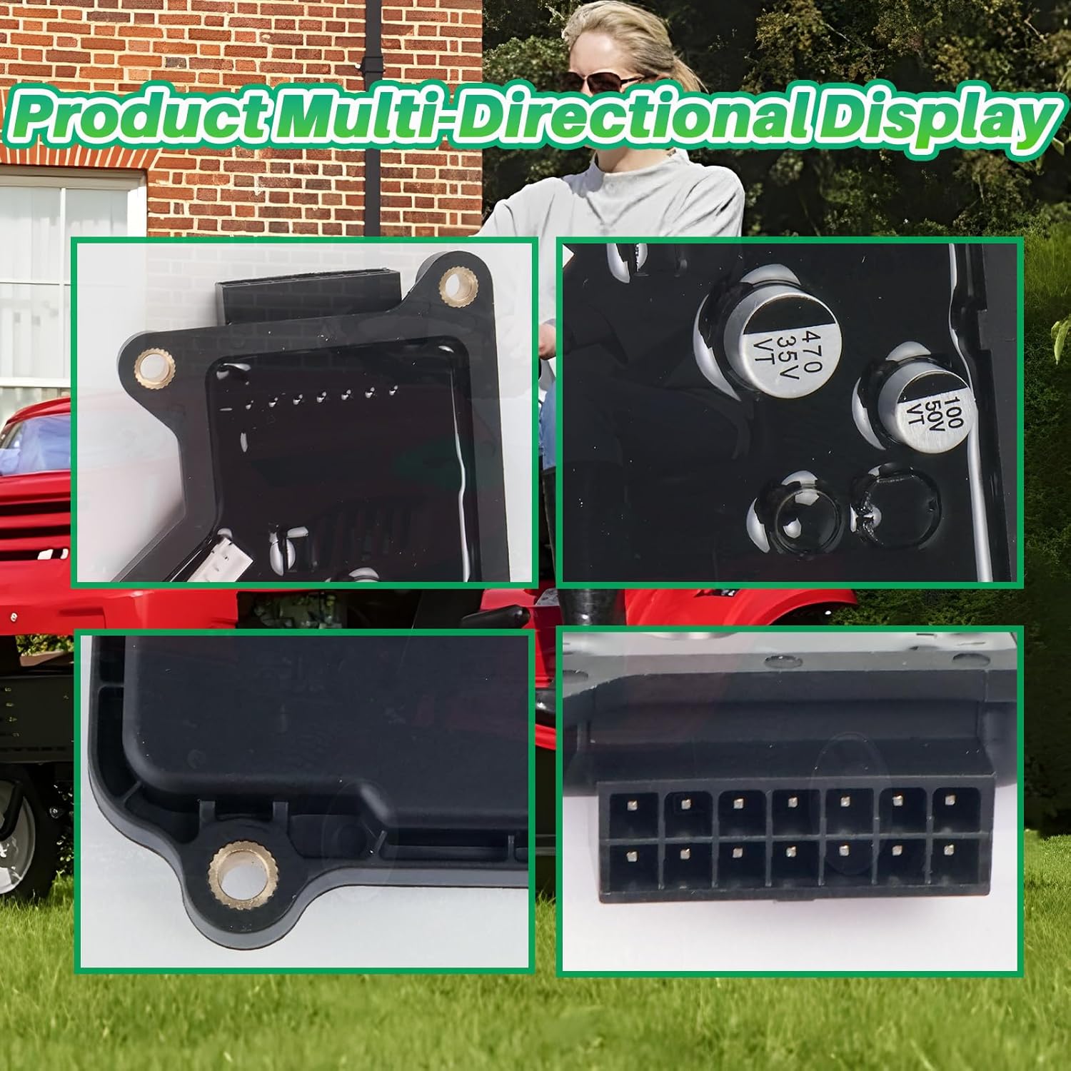 751P18209C Electronic Control Module Compatible with Cub Cadet AX90HUB AX90HUC 547cc Engine, for Troy-Bilt AX90HU AX90HUA AX90HUB AX90HUC 547cc Engine, for MTD Tractor Engines Replace 751-18209C