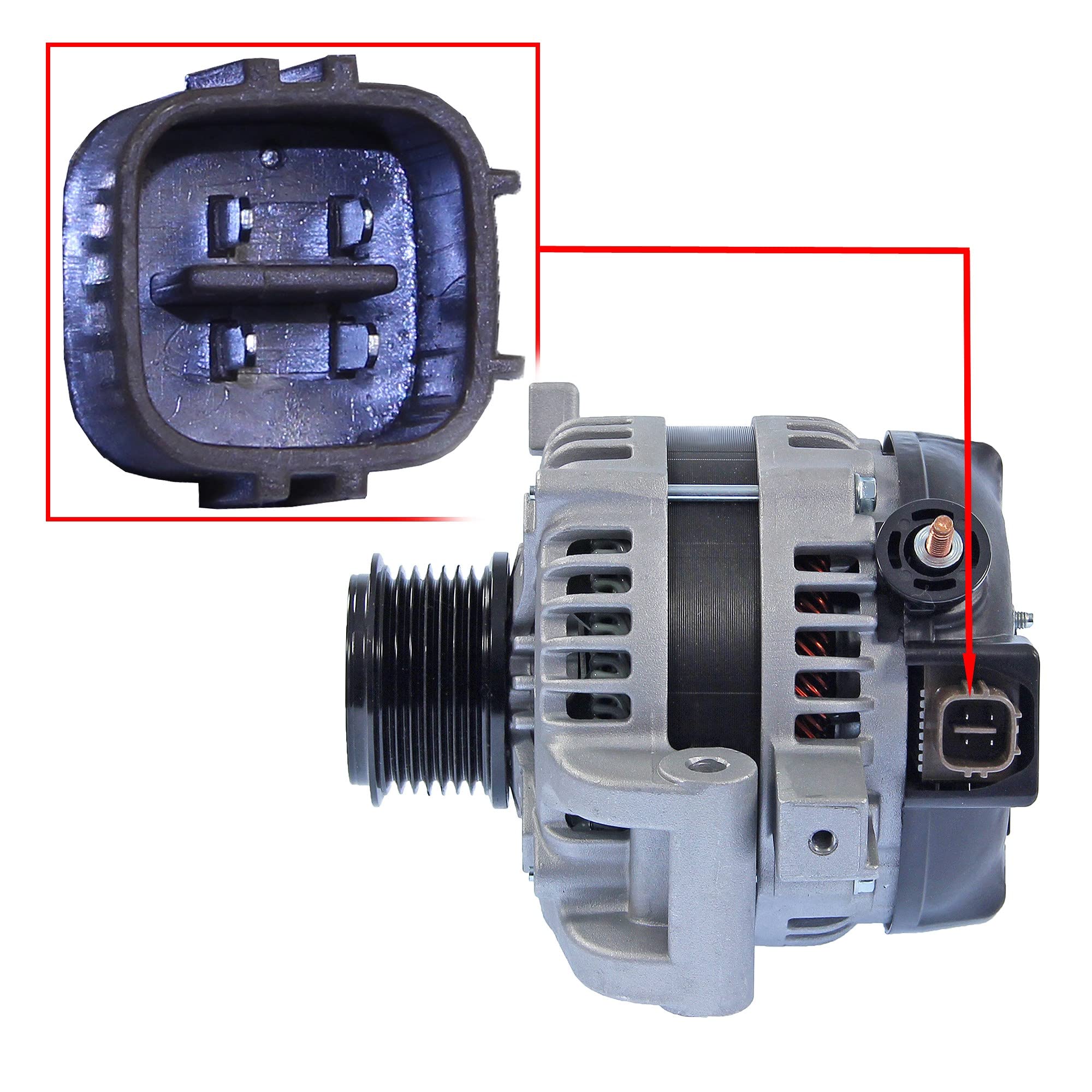 ATEC Germany 1x Alternador 12V 120A