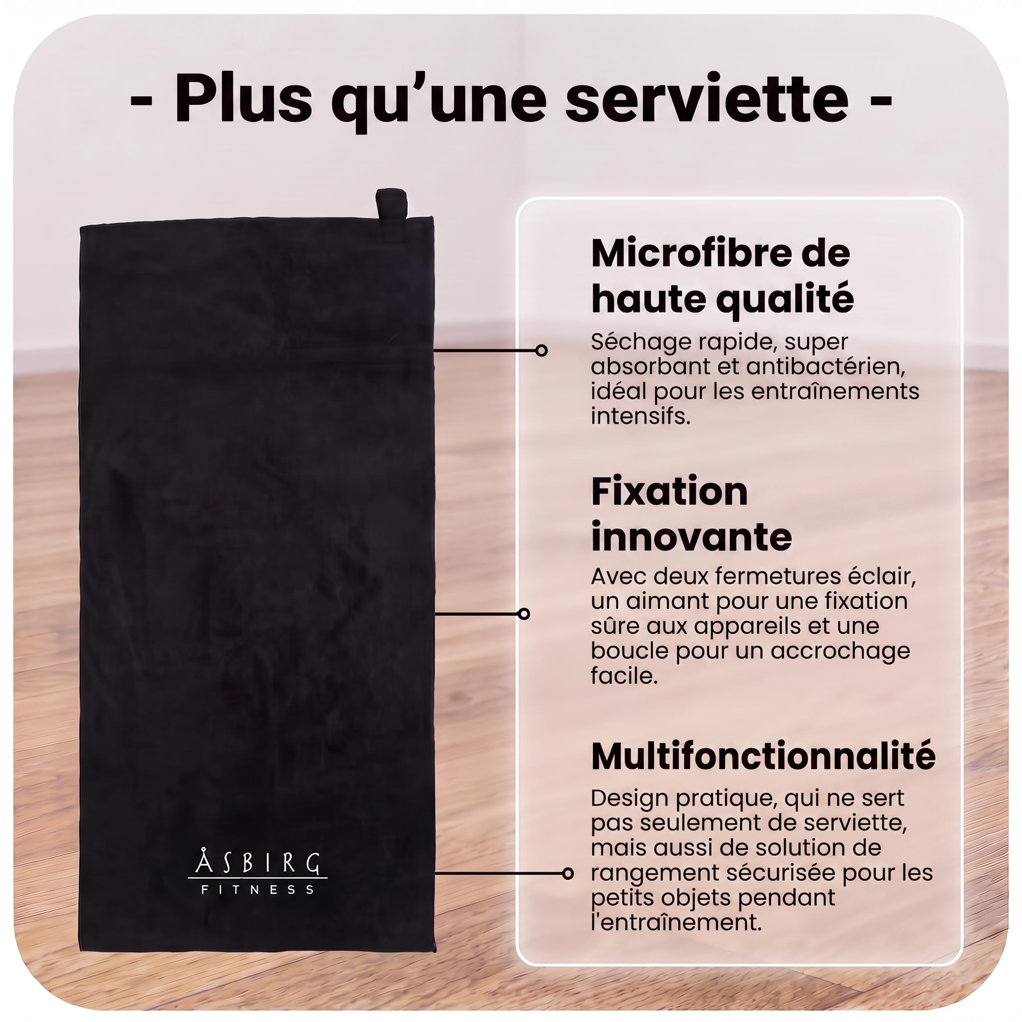 Fitness LOT – 3 Shakers Protéinés en Verre avec Bille Mélangeuse Spiralée + Serviette de Sport Microfibre avec Clip Magnétique & Poches Zippées – Violet, Vert & Beige Pastel – Sans BPA, Étanche