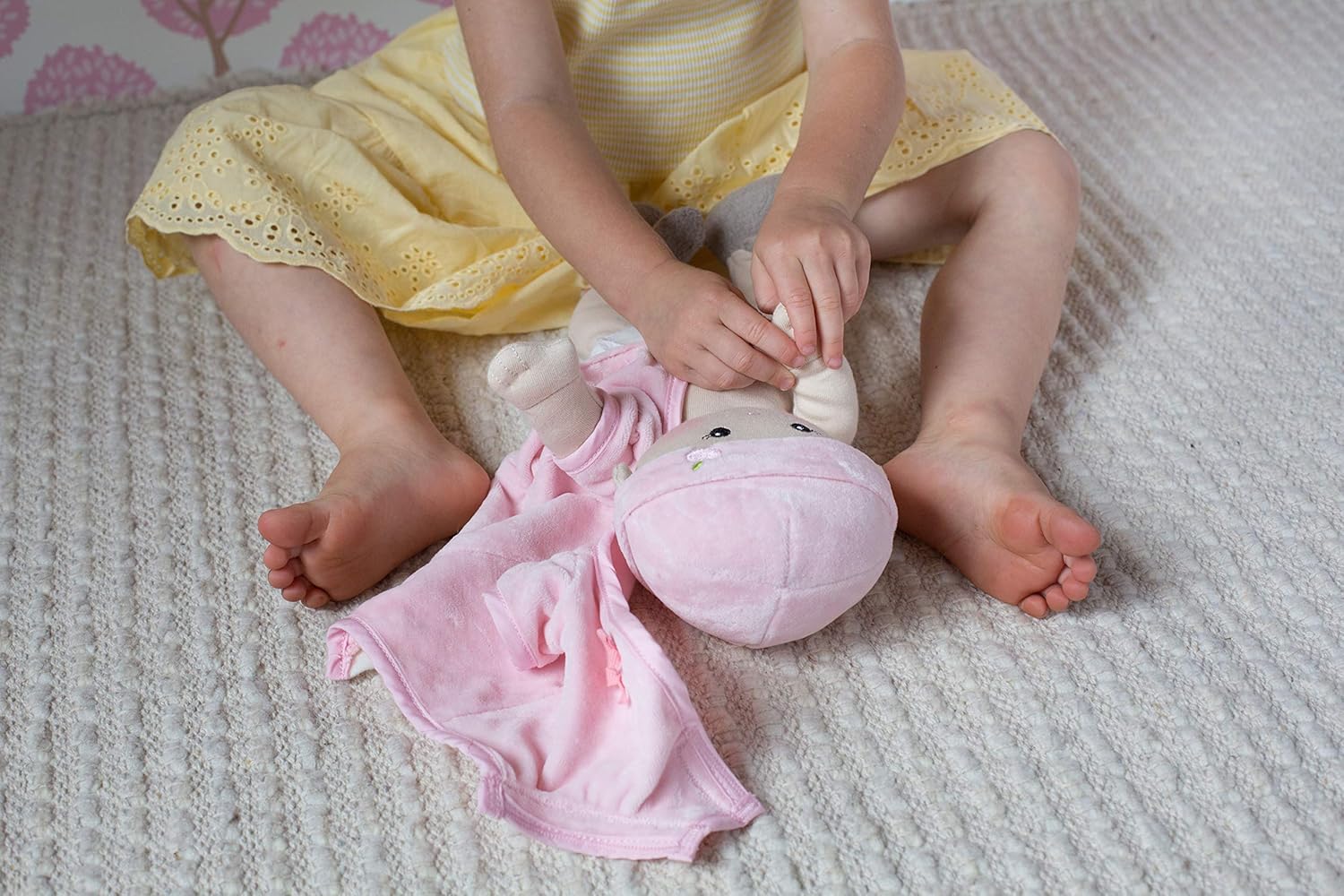 Apple Park Kids 12.5" Soft Baby Doll | Non-Toxic, Corn-Fiber Filled, Hypoallergenic, 100% Organic Cotton for 0m+ | Pink