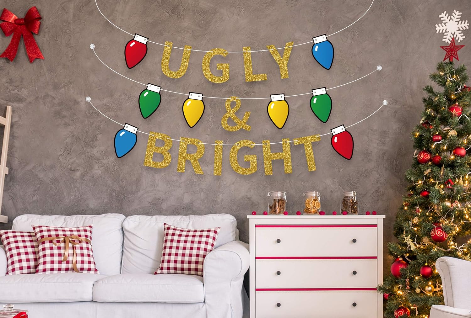 ugly christmas sweater party decorations