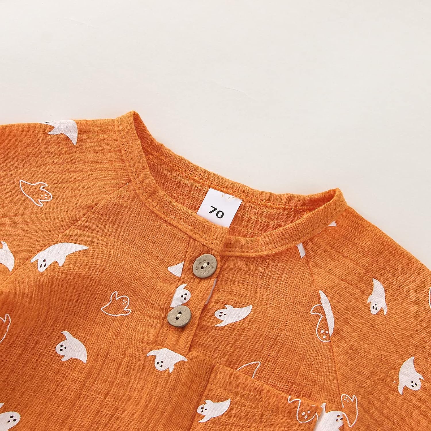 Newborn Baby Girl Boy Zipper Footed Romper Onesie Ribbed Ruffle One Piece Footie Jumpsuit Fall Clothes Outfit - Image 4