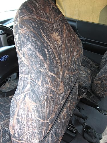 Miniatura 5 de Durafit Seat Covers Hecho para adaptarse a Ford Ranger 6040 2002-2003 Asiento dividido con consola central de apertura. Fabricado en sarga negra