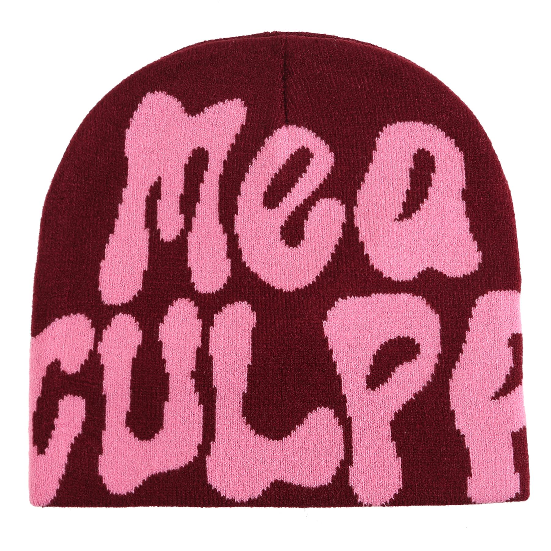 TaowaveWomen Beanie Y2k Hat,MEA Culpa Graphic Beanies Designs,Winter Hat Knit Skull Cap