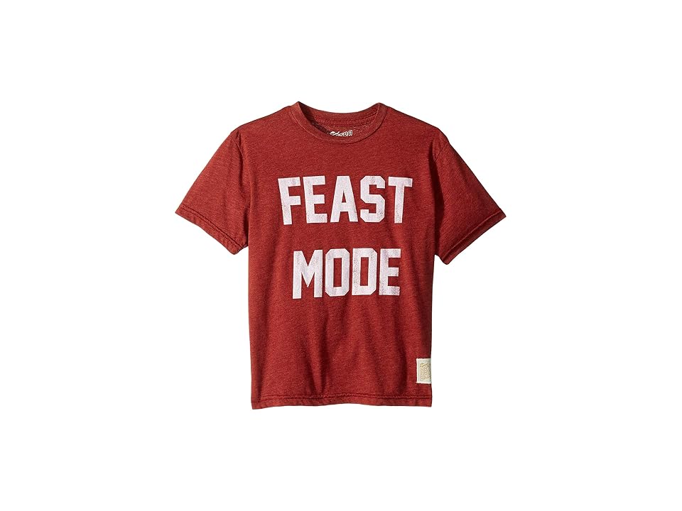 

The Original Retro Brand Kids Feast Mode Vintage Heather Short Sleeve Tee (Big Kids) (Heather Burgundy) Boy's T Shirt