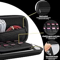 Vista 5 de FANPL Carrying Case for Nintendo Switch Lite, Portable Travel Accessories Bundle with Blue Switch Lite Storage Case, Clear Protective Skin Shell