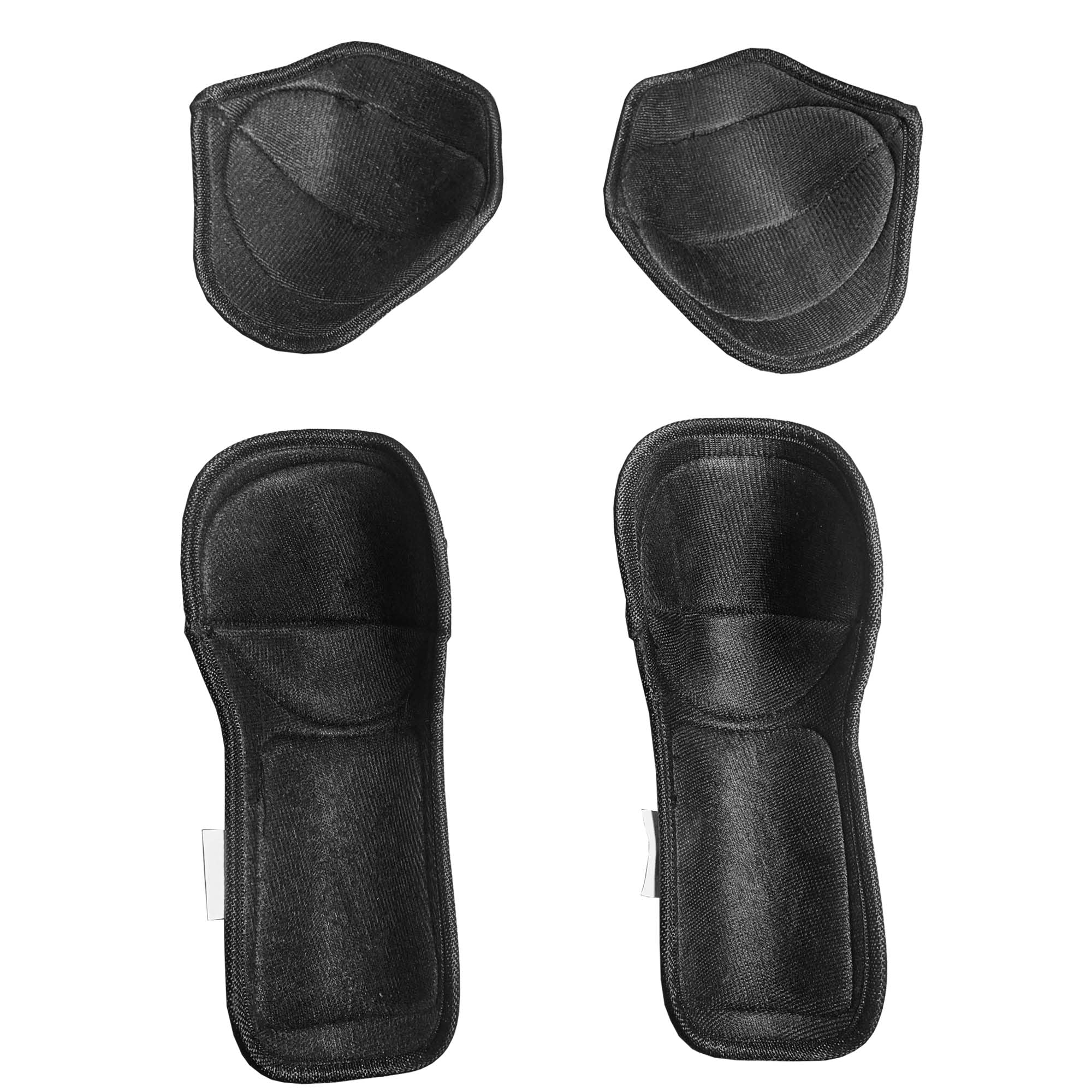 4PC CE Hard Removable Armor for Motorcycle Leather Textile Jackets All Brands Black — view 6