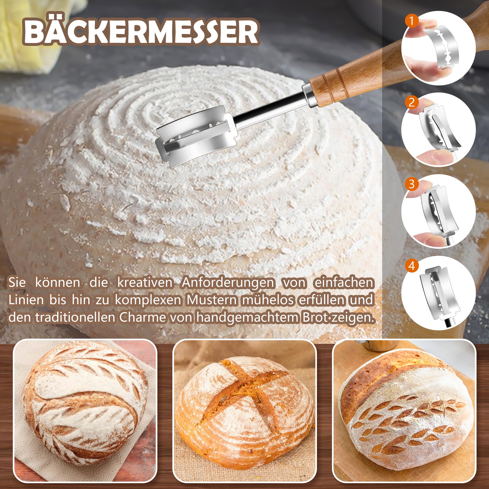 HaWare Lot de paniers de fermentation ronds et ovales (7, 25 cm rond et 25 cm ovale)