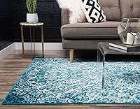 Vista 3 de Sofia, alfombra clásica de diseño abstracto, Polipropileno, Turquoise