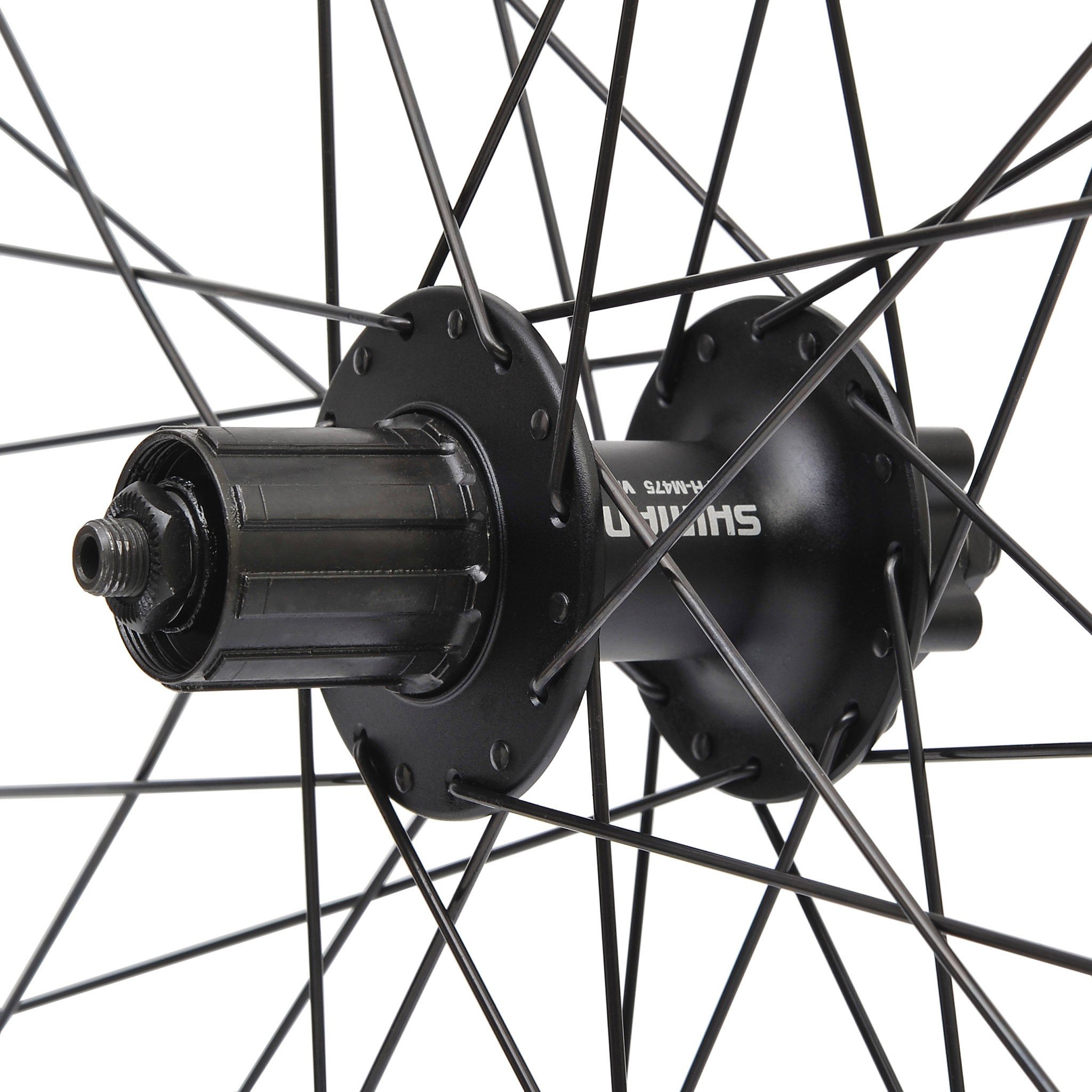 Roue Arrière Mach1 Karma 26" - Shimano Deore M475 K7 9/10/11V - 26", K7 9/10/11V Shimano, 32, Roue arrière, 135mm