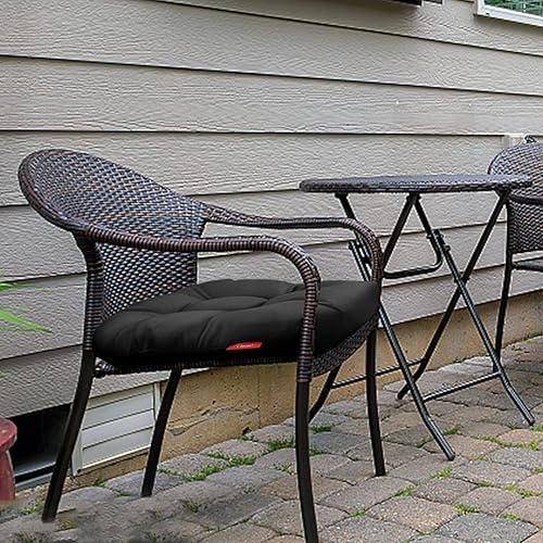 Miniatura 7 de Pcinfuns Cojines de asiento para exteriores, 19 x 19 x 5 pulgadas, cojines de relleno grueso con esquinas redondas para sillas de patio, resistentes