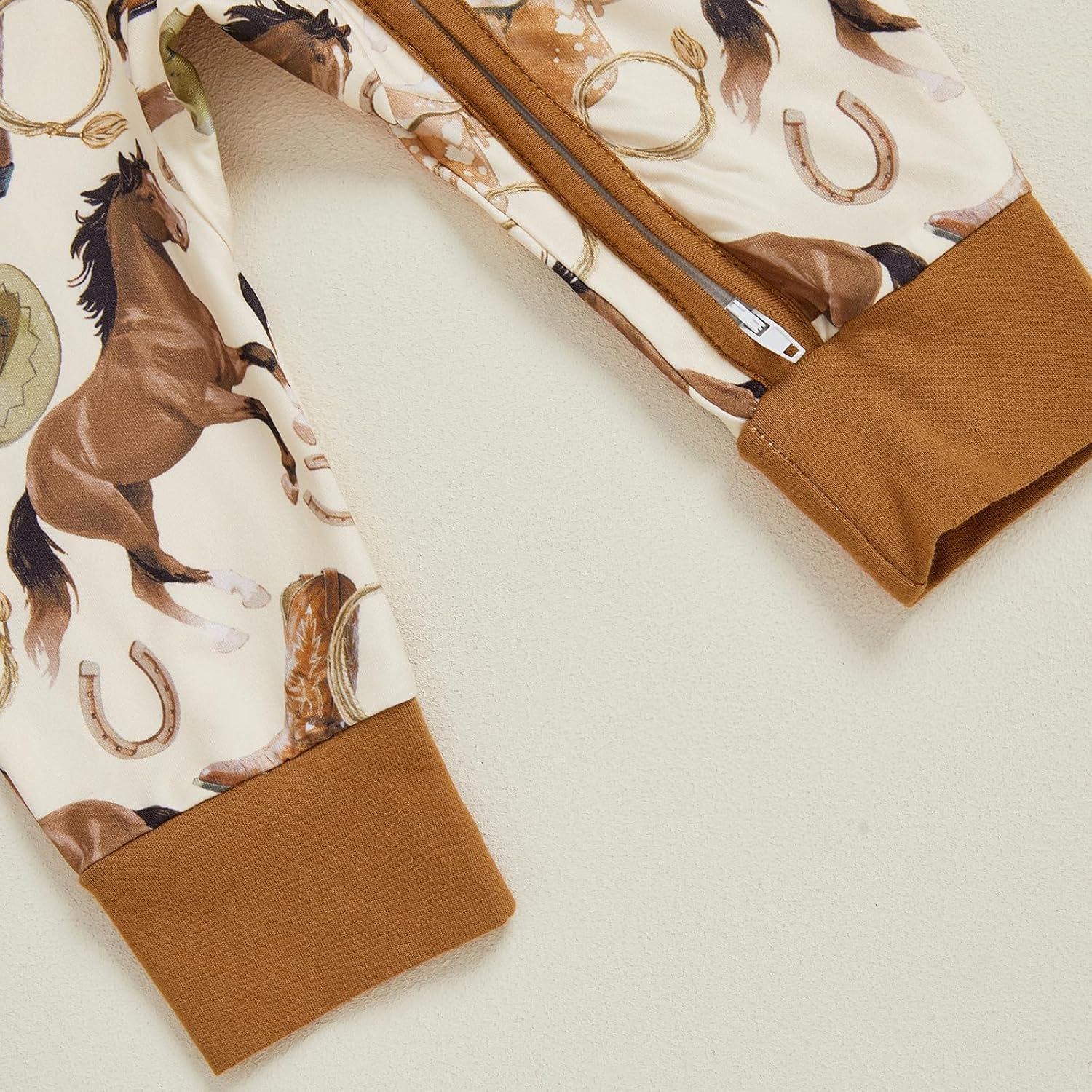 Karwuiio Baby Boy Girl Western Clothes Cow Print Long Sleeve Romper Jumpsuit One Piece Newborn Fall Winter Outfit - Image 7