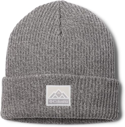 Columbia Whirlibird - Gorro Unisex con puños, Color Gris Ciudad/Tiza Jaspeada/mo