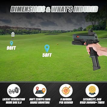 Electric Gel Blaster Toys New X5, Full Auto Splat-Blaster Includes Drum and Goggles for Outdoor Team Game, X2 Upgrade Version for Ages 14+,Green