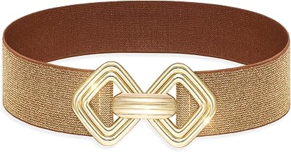 MESU Women Wide Elastic Belt Elastic Waist Belt For Dresses