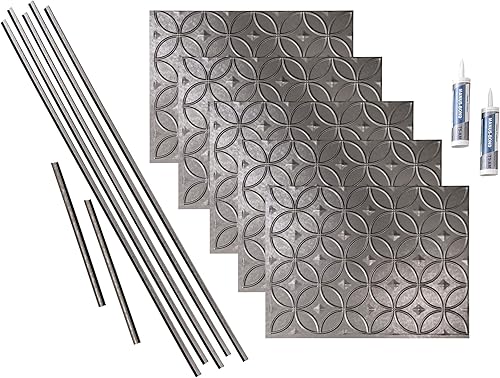 Miniatura 21 de FASÄDE Kit de anillos decorativos de vinilo para salpicaduras de 15 pies cuadrados en cobre pulido