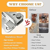 Vista 7 de Alise Pestillo de Compuerta Abatible, Pestillo de Puerta de Cobertizo, Cerradura de Puerta de Granero, Cerradura de Cobertizo, Pestillo