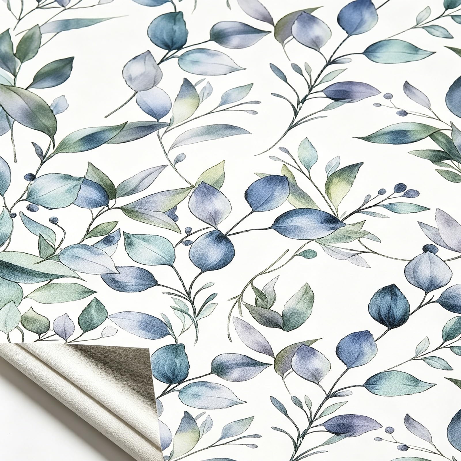 Zynqra E Floral Peel And Stick Wallpaper,Removabl Self Adhesiv,For Bedroom Walls(,L500cm/196.9In*W44cm/17.3In)
