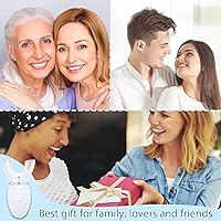 Vista 7 de Cunhill 2 cepillos de dientes eléctricos ultrasónicos para adultos, en forma de U, blanqueamiento de boca entera, cepillo de dientes automático