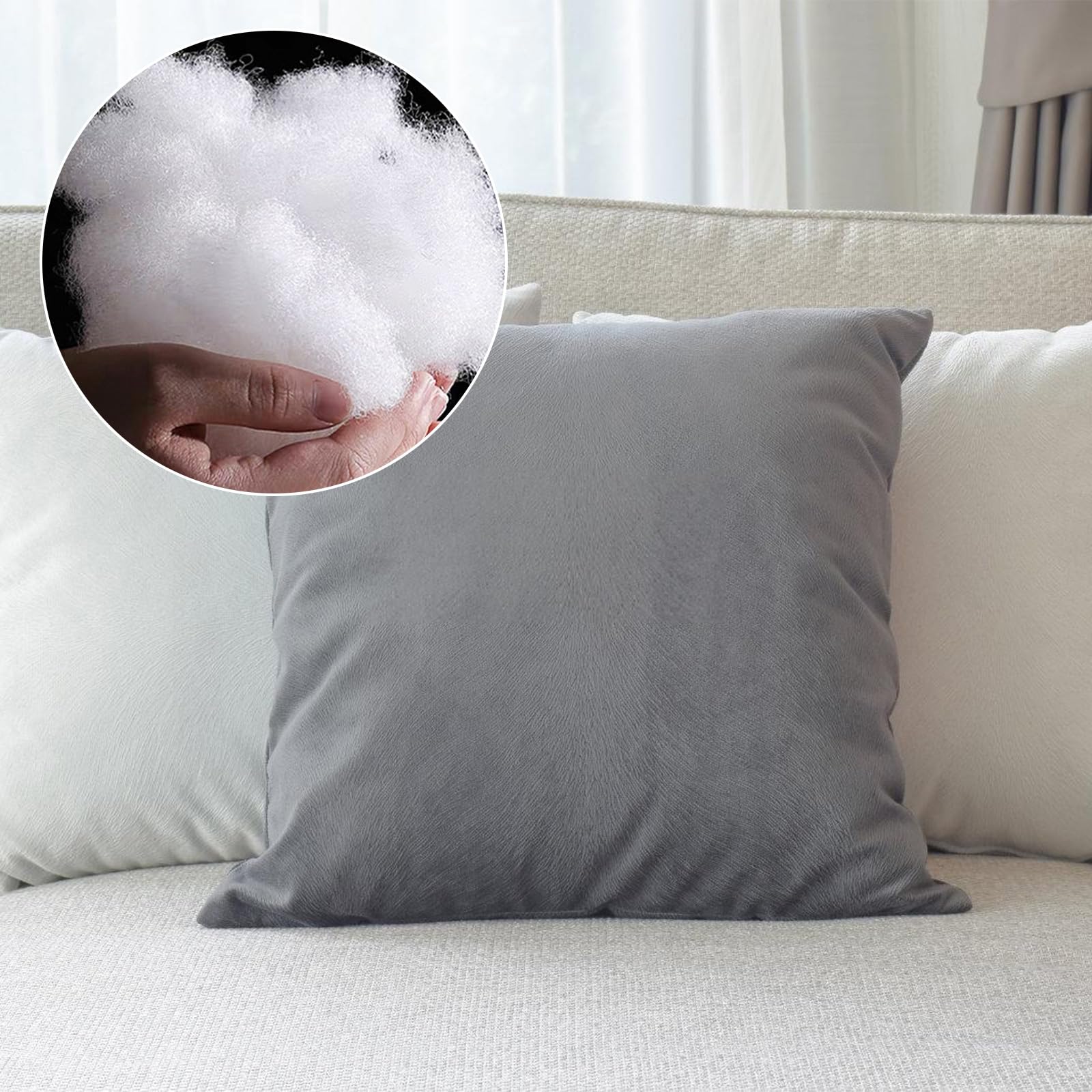 Rembourrage Polyester Blanc Doux – Fibres Creuses Pour Coussins, Peluches Et Loisirs Créatifs – 50 G, 100 G Ou 200 G, Lavable 95°C