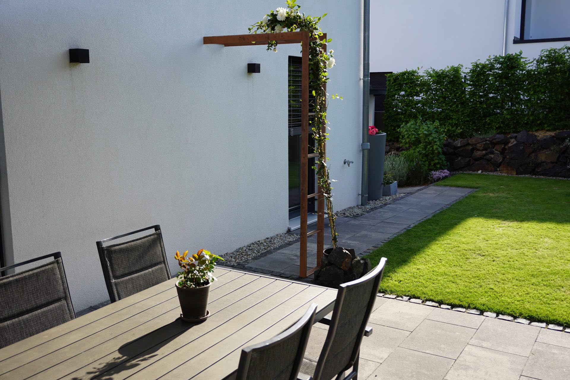ELEO Wandrosenbogen Sorrento, rostoptik, 2,3 x 1,2 m