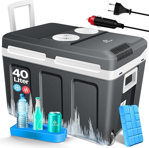 KESSER Kühlbox 40L mit Rollen (thermoelektrisch)