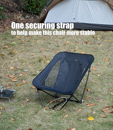 Miniatura 8 de iClimb 1 mini mesa plegable y 1 paquete de silla plegable baja, ultraligero y compacto para adultos solteros al aire libre mochileros camping