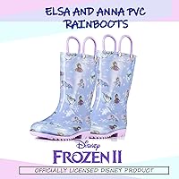 Vista 4 de Disney Girls' Frozen 2 Waterproof Rain Boots