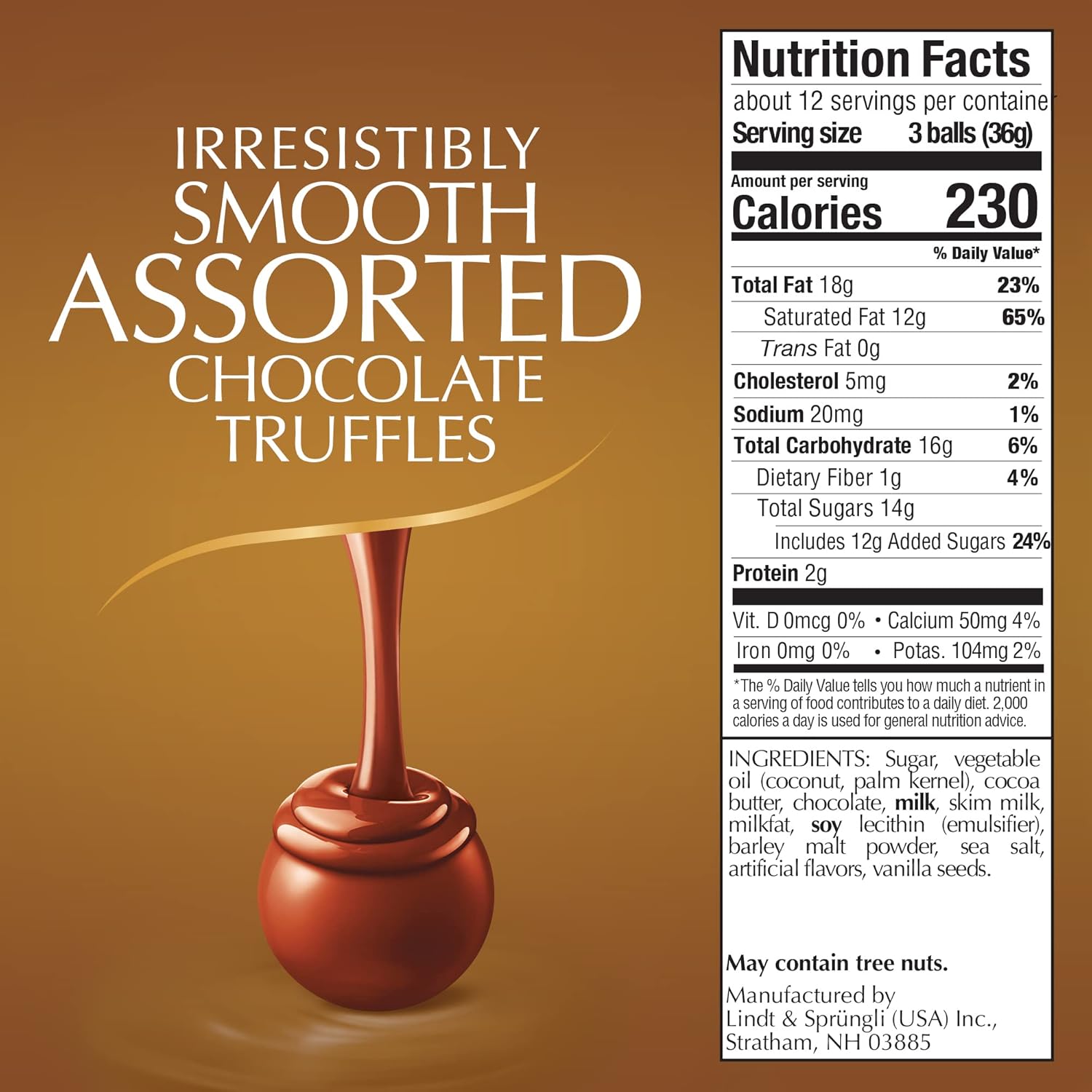 Lindt LINDOR Holiday Assorted Chocolate Truffles Deluxe Gift Box, Assorted Chocolate Candy with Smooth, Melting Truffle Center, 15.2 oz. (2022) : Grocery & Gourmet Food