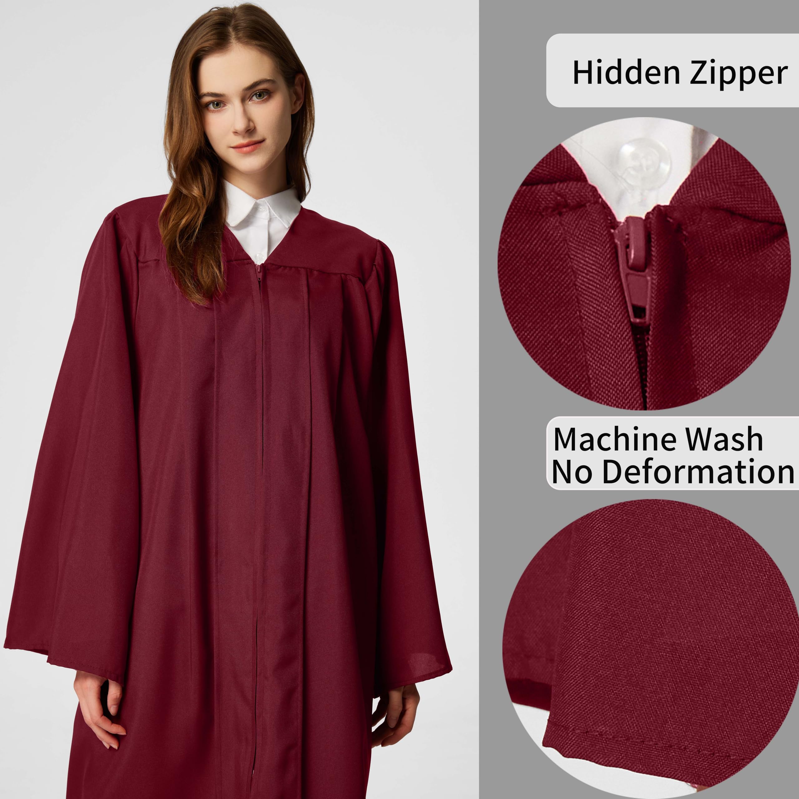 Methodists Confirmation Robe Snapklik.com : MyGradDay Unisex Matte Choir Robes For Church Baptism ...