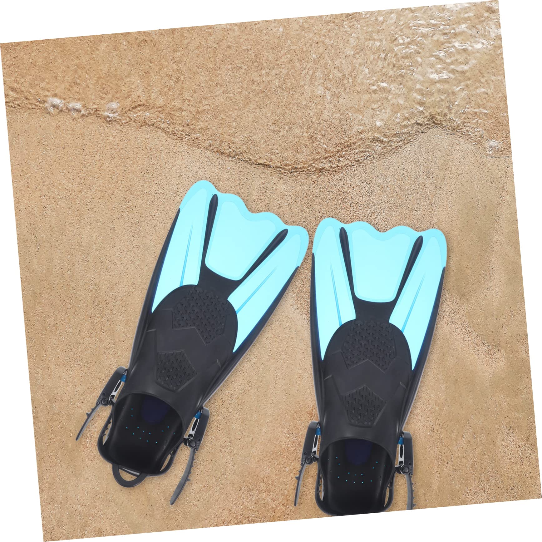 Garneck 2Pcs Pinne per Immersione Accessori Attrezzature Attrezzatura Subacquea Pinne per Apnea Pinne per Nuoto Pinne per Nuoto in Gomma per Adulti Pinne per Tacco Aperto Pinne per