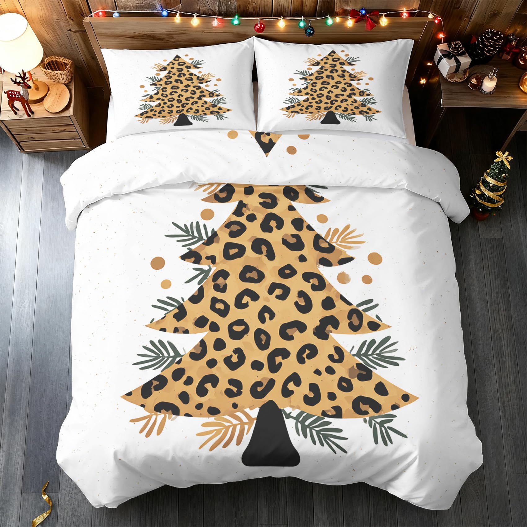 Ensemble literie microfibre réversible pour des nuits sereines