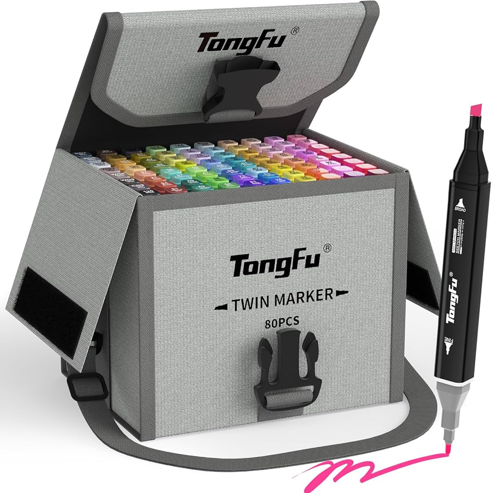 イラスト マーカーペン【80色】 Amazon | イラストマーカーペン セット 80色80本 アートマーカー