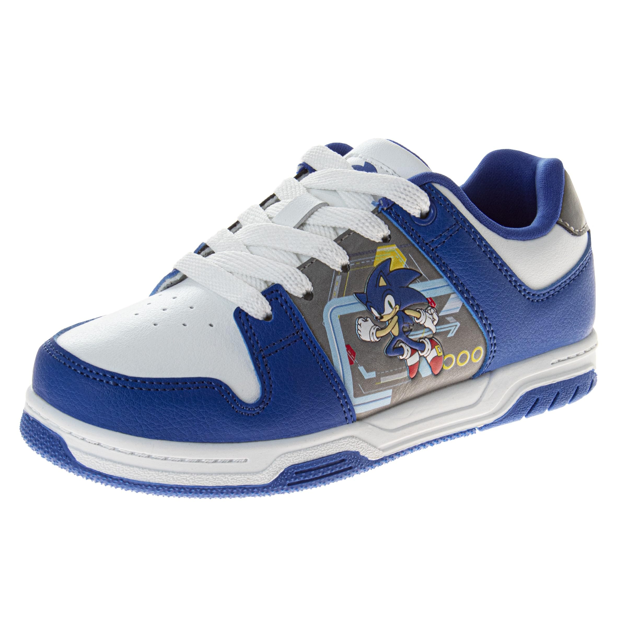 JosmoSonic The Hedgehog Shoes - Kids Boys Slipon Athletic Tennis Lightweight Sneakers (Little Kid/Big Kid)