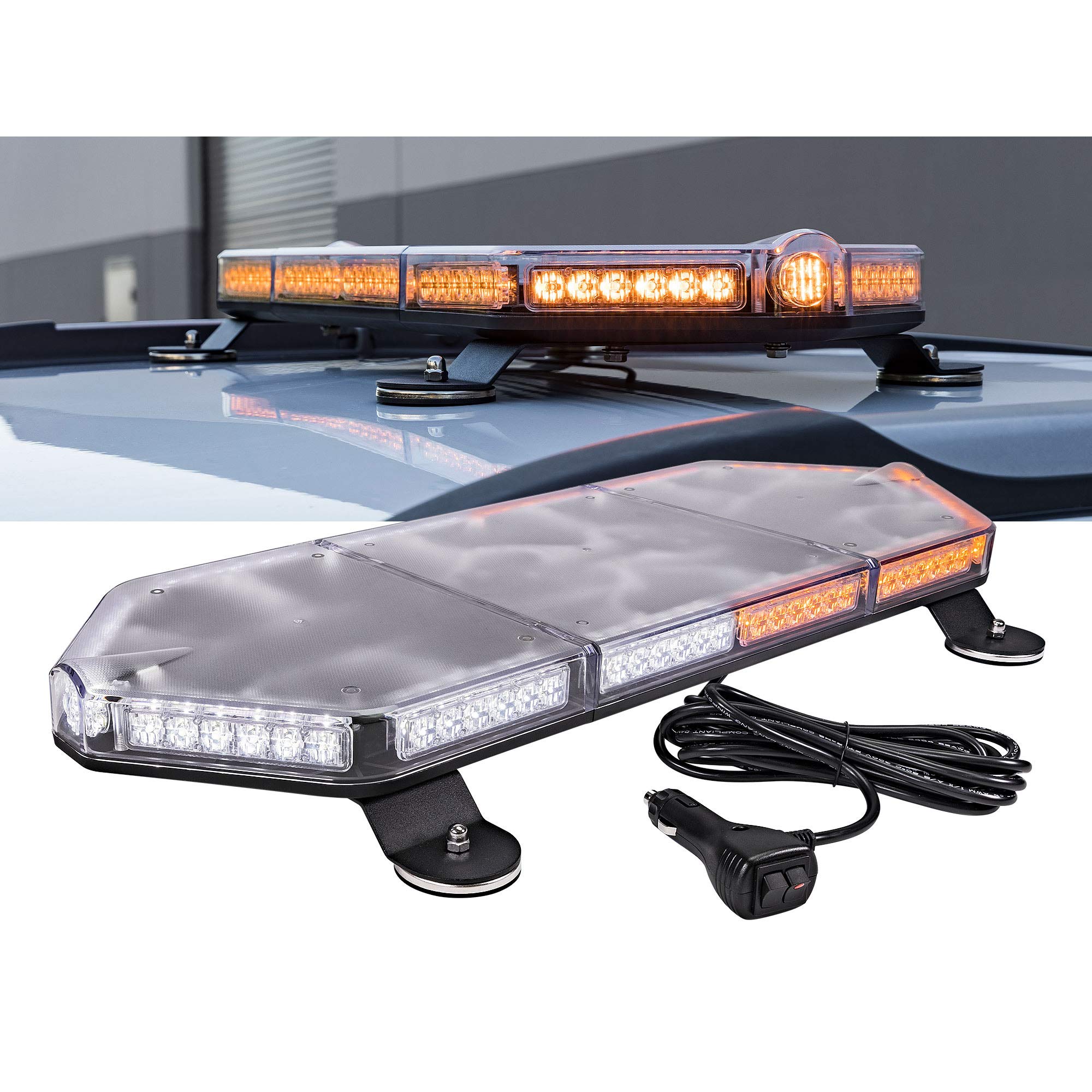 Buy LAMPHUS NanoFlare NFMB80 26" 80W Amber White LED Strobe Mini Light