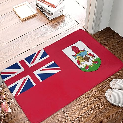 Miniatura 2 de Tapete de baño con diseño de bandera de Bermudas, antideslizante, de 16 x 24 pulgadas, para puerta de cocina
