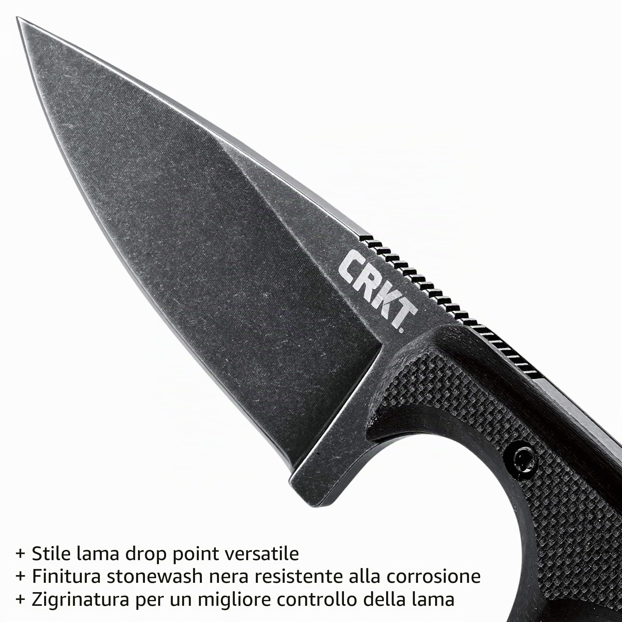 CRKT CR2384K Coltello Tascabile, Unisex – Adulto, Nero, Taglia Unica