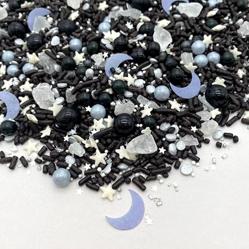 Miniatura 1 de Simply Sucré - Mezcla de espolvorear Moon Child  Gránulos góticos  Gránulos de estrellas  Gránulos comestibles  4 onzas, 8 onzas, 16 onzas, Gránulos