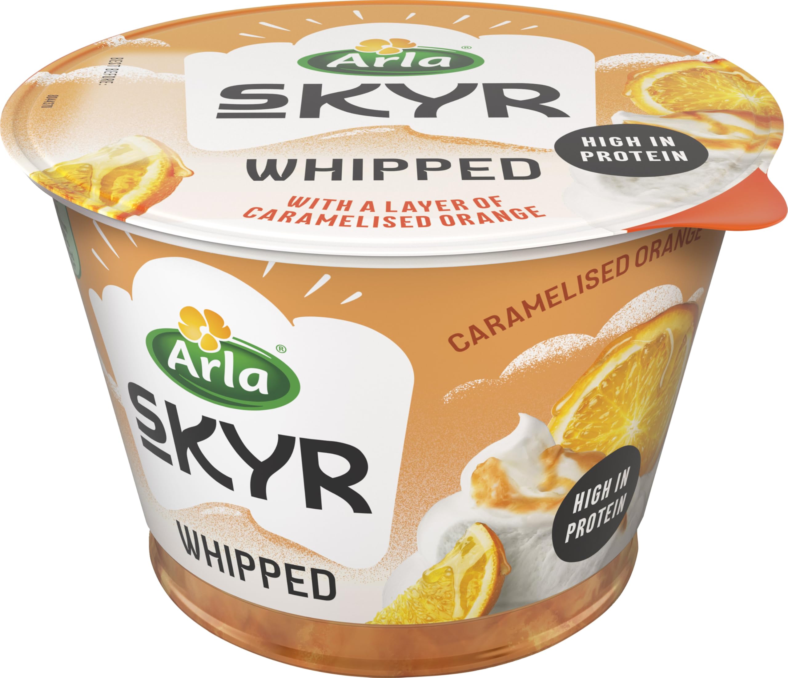 Arla Skyr Whipped Caramelised Orange, 128 g