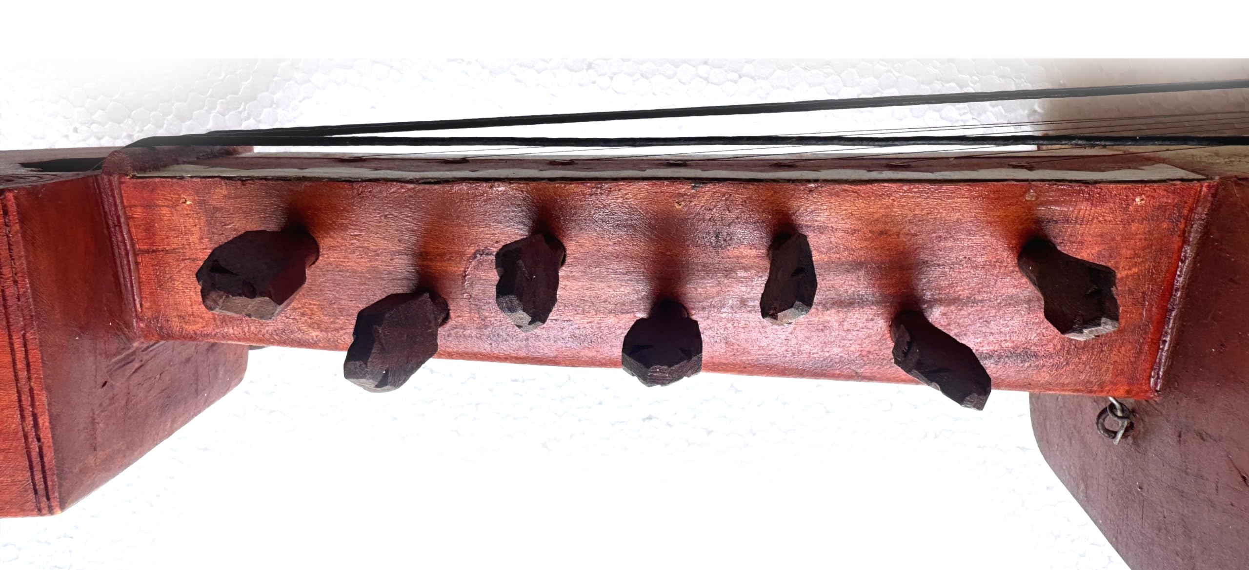 Vintage Jogiya Sarangi Ethnic tribal folk musical instrument from Rajasthan - Image 9 thumbnail